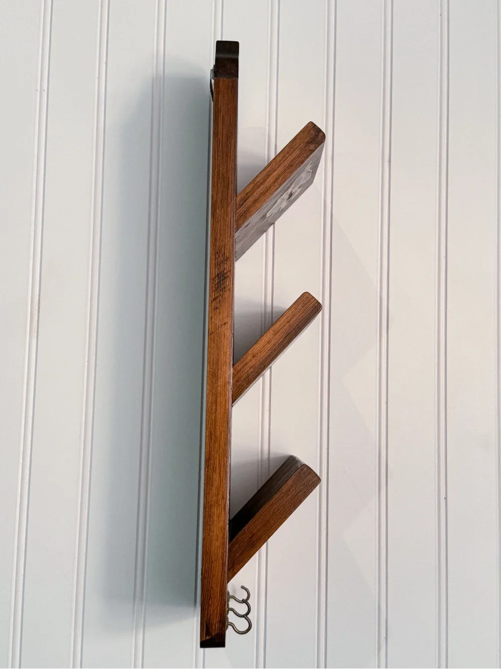 Vintage Wooden Bird Mail Organizer